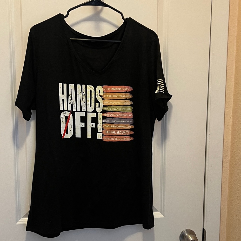 Black Graphic T-Shirt with Bold Print